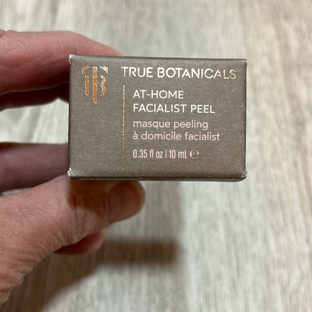 True Botanicals facial peel